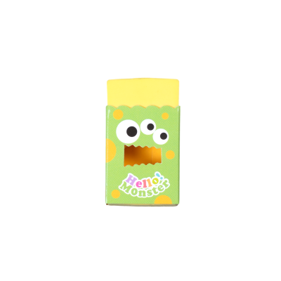 ยกกล่อง 24 ชิ้น Masterart Hello Monster ยางลบดินสอ คละสี คละลาย