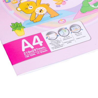 ยกกล่อง 6 ชิ้น Masterart Care Bears Pastel CB04 สมุดระบายสี
