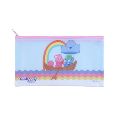 Elephant Care Bears Pastel No.M กระเป๋าซิปพลาสติก คละสี คละลาย