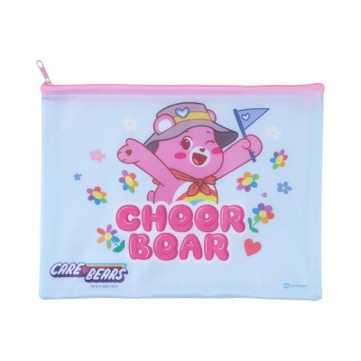 Elephant Care Bears Pastel กระเป๋าซิปพลาสติก A5 คละสี คละลาย