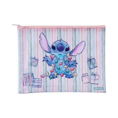 Elephant Stitch A5 กระเป๋าซิปพลาสติก คละสี คละลาย