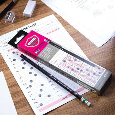 ยกแพ็ค 12 กล่อง Masterart ดินสอดำ Blacklead Pencil 2B 1 กล่อง 12 แท่ง
