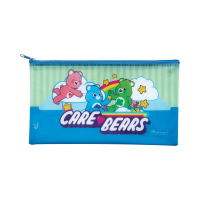 ยกกล่อง 12 ชิ้น Masterart Care Bears No.M กระเป๋าซิปพลาสติก คละสี คละลาย