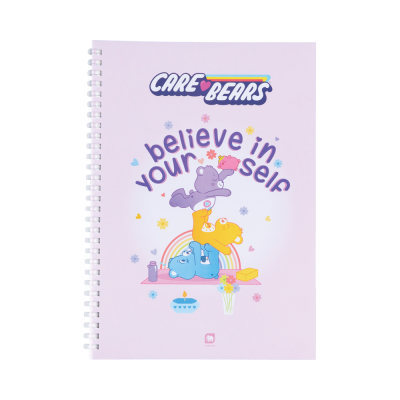 ยกกล่อง 12 ชิ้น Elephant Care Bears Pastel WCBMR-203 สมุดสันห่วงพลาสติก B5 70 แกรม คละสี คละลาย