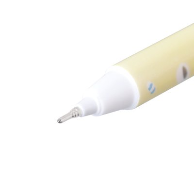 ยกแพ็ค 10 ชิ้น Quantum Skate Fancy Liquid Cat ปากกาลูกลื่น หมึกสีน้ำเงิน 0.6 mm. คละสี คละลาย
