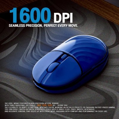 Jedel WD142 Mouse Wireless Bt/2.4Ghz/Usb เมาส์ไร้สาย