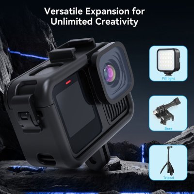 Telesin Plastic Frame Case For Hero 13 12 11 10 9 อุปกรณ์เสริมโกโปร