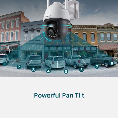 TP Link VIGI C540-W 4mp 4mm Two way Audio Full Color WiFi Pan Tilt Outdoor Network Camera กล้องวงจรปิด