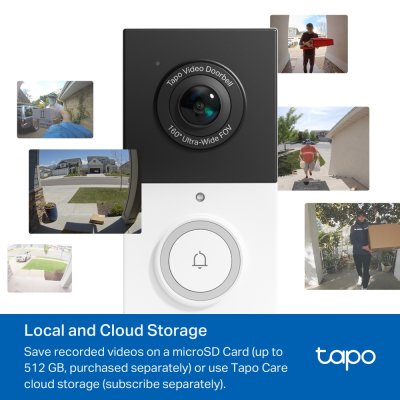 TP-Link Tapo D210 3MP Doorbell Camera Kit กริ่งประตูอัจฉริยะ