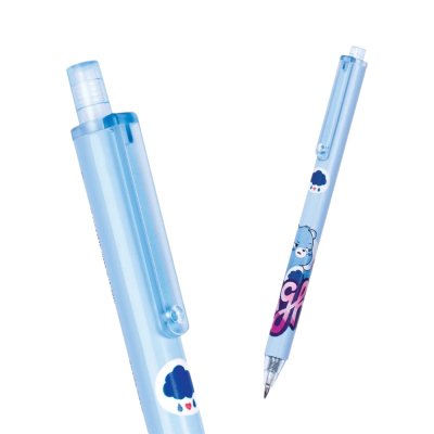 ยกกล่อง 36 ชิ้น Quantum Care Bears CB01 ปากกาเจล หมึกสีน้ำเงิน 0.5 mm. คละสี คละลาย