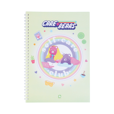Elephant Care Bears Pastel WCBMR-203 สมุดสันห่วงพลาสติก B5 70 แกรม คละสี คละลาย