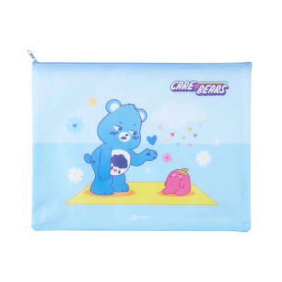 Elephant Care Bears Pastel กระเป๋าซิปพลาสติก A4 คละสี คละลาย 392x250 mm.
