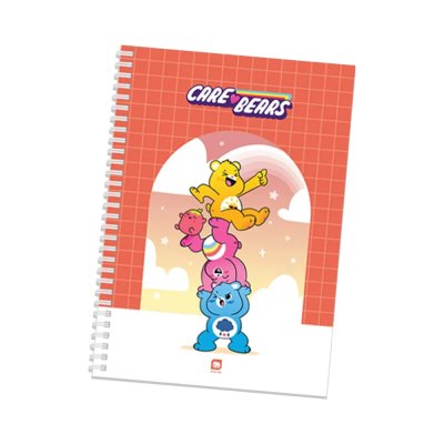 Elephant Care Bears WCB-106 สมุดริมลวด B5 70 แกรม คละสี คละลาย