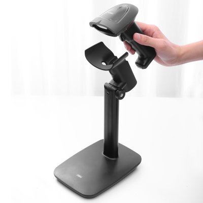 Deli 14952 KIT Barcode Scanner CMOS Wired Screen 1d/2d Code + Deli 15130 Stand เครื่องสแกนบาร์โค้ดพร้อมขาตั้ง