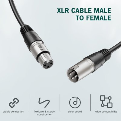 Fifine L9C XLR Cable 5.9ft สายเคเบิลไมโครโฟน