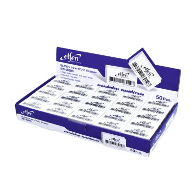 ยกแพ็ค 10 ชิ้น Elfen EF-350 Non-PVC Eraser ยางลบดินสอ