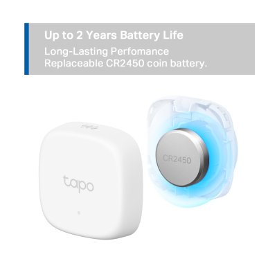 TP-Link Tapo T310 Smart Temperature and Humidity Sensor เซ็นเซอร์วัดอุณหภูมิและความชื้นอัจฉริยะ