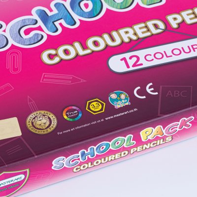 Masterart School Pack ดินสอสีแท่งยาว 12 สี 144 ชิ้น