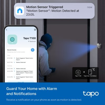 TP-Link Tapo T100 Smart Motion Sensor ตรวจจับการเคลื่อนไหว