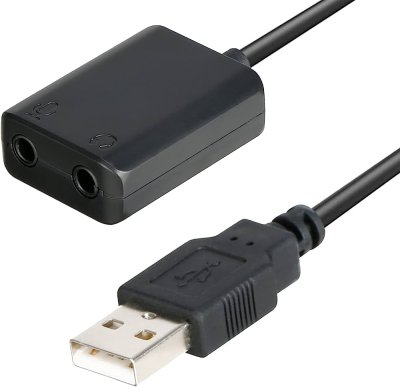 Saramonic รุ่น SR-EA2L สายอะแดปเตอร์แปลง USB Sound Adapter USB ไป 3.5 มม. TRS