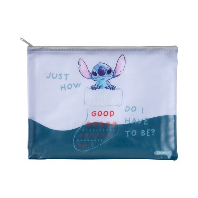 Elephant Stitch A5 กระเป๋าซิปพลาสติก คละสี คละลาย