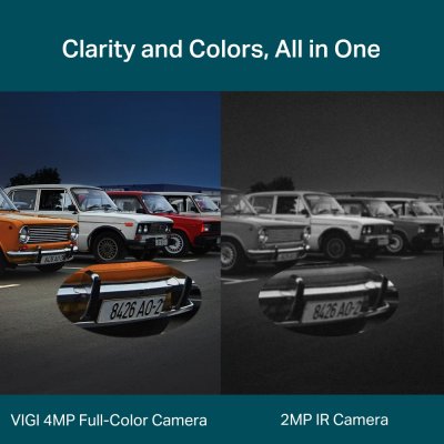 TP Link VIGI C540-W 4mp 4mm Two way Audio Full Color WiFi Pan Tilt Outdoor Network Camera กล้องวงจรปิด