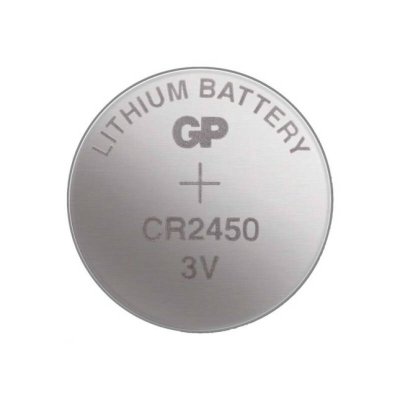 GP BATTERY LITHIUM CELL รุ่น CR2450 1 ก้อน ถ่านกระดุม (DL2450) (CR2450-2C5)