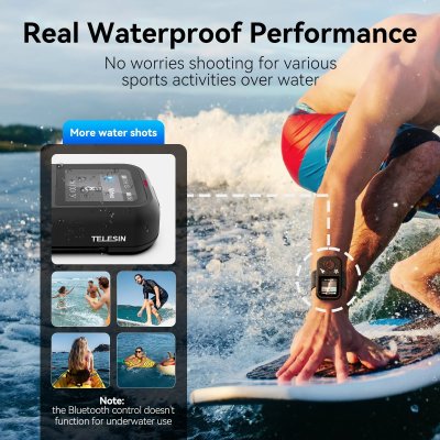 Telesin Remote Controller For Hero 13 12 11 10 9 8 MAX รีโมตสำหรับควบคุมกล้องจากระยะไกล