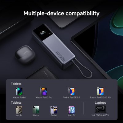 Xiaomi 165W Power Bank Integrated Cable 10000mAh พาวเวอร์แบงค์