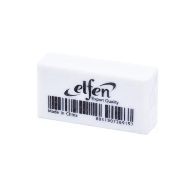 ยกแพ็ค 10 ชิ้น Elfen EF-350 Non-PVC Eraser ยางลบดินสอ
