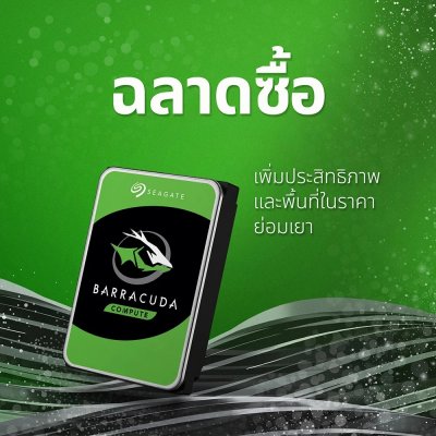 Seagate Barracuda 2TB NAS HDD 3.5" SATA-III SATA 6GB/S 7200RPM ฮาร์ดดิส