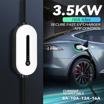 Gocean A2, A2 Pro Ev Charging Portable 3.5KW With 3.5m Cable Type 2 Schuko ที่ชาร์จรถไฟฟ้าพกพา