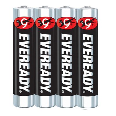 EVEREADY Super Heavy Duty ถ่าน Carbon Zinc ถ่าน ไซส์ AAA 1.5V แพ็ค 2 ก้อน R03 (1212)