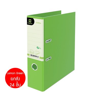 ยกกล่อง 24 ชิ้น Elephant 2100A4 แฟ้มสันกว้าง 3 นิ้ว คลิปก้านยก