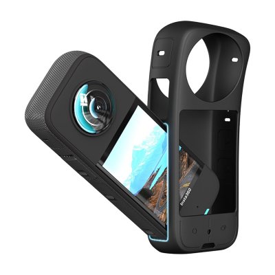 Shoot Insta360 X4 Silicone Case + Cover Lens เคสซิลิโคน อุปกรณ์เสริมกล้อง