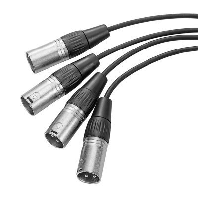 Saramonic SR-C2020 Adapter Cable Male 3.5mm TRS x2 to Male XLR x4 สายอะแดปเตอร์