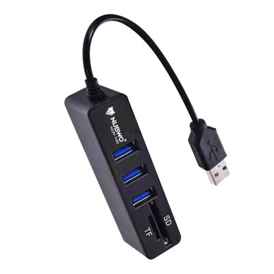 Nubwo NCR-100 Usb Hub + Card Reader ยูเอสบี ฮับ Nubwo NCR-100 Usb Hub + Card Reader ยูเอสบี ฮับ