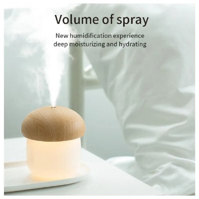 Jisulife JM02 Mushroom LED Humidifier เครื่องทำความชื้น Jisulife JM02 Mushroom LED Humidifier เครื่องทำความชื้น