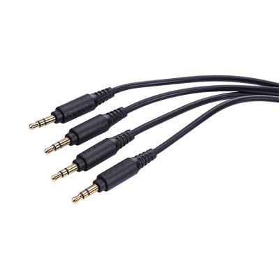 Saramonic SR-C2019 Adapter Cable 3.5มม.TRS 3.5mm TRS Male x2 to 3.5mm TRS Male x4 สายอะแดปเตอร์