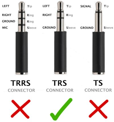 Saramonic SR-C2019 Adapter Cable 3.5มม.TRS 3.5mm TRS Male x2 to 3.5mm TRS Male x4 สายอะแดปเตอร์