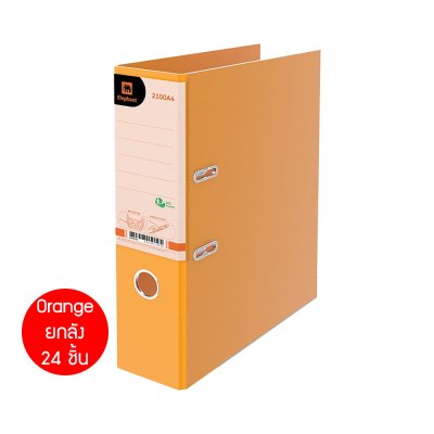 ยกกล่อง 24 ชิ้น Elephant 2100A4 แฟ้มสันกว้าง 3 นิ้ว คลิปก้านยก