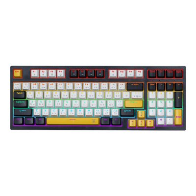Nubwo X Series X802 Thanatos Mechanical Gaming Keyboard Mini RGB คีย์บอร์ดเกมมิ่ง TH/ENG Nubwo X Series X802 Thanatos Mechanical Gaming Keyboard Mini RGB คีย์บอร์ดเกมมิ่ง TH/ENG