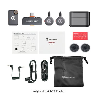 Hollyland Lark M2S ไมโครโฟนไร้สาย