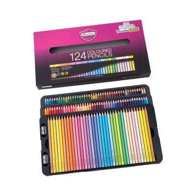 ยกแพ็ค 3 ชิ้น Master Art ดินสอสีแท่งยาว 124 สี
