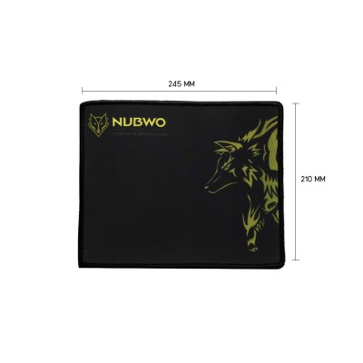 Nubwo Gaming Mousepad แผ่นรองเมาส์ เกมมิ่ง มีทั้งหมด 19 ลาย ขนาด 245 x 210 mm