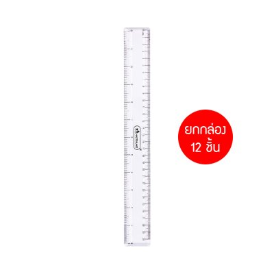 ยกกล่อง 12 ชิ้น Masterart Ruler MR6 6 นิ้ว / MR12 12 นิ้ว ไม้บรรทัด