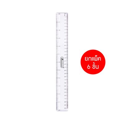 ยกแพ็ค 6 ชิ้น Masterart Ruler MR6 6 นิ้ว / MR12 12 นิ้ว ไม้บรรทัด