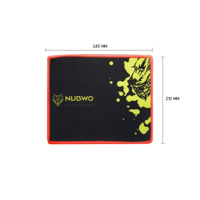 Nubwo Gaming Mousepad แผ่นรองเมาส์ เกมมิ่ง มีทั้งหมด 19 ลาย ขนาด 245 x 210 mm