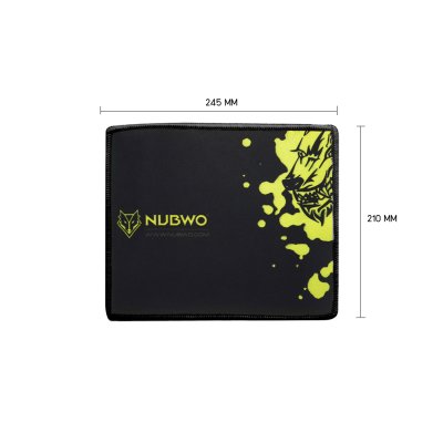 Nubwo Gaming Mousepad แผ่นรองเมาส์ เกมมิ่ง มีทั้งหมด 19 ลาย ขนาด 245 x 210 mm