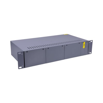 Glink DOCK01 Media converter rack 2U 14 Slots จัดระเบียบสายสัญญาณและอะแดปเตอร์